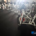 Rolled Rubber Flooring for Gym Cycle Studio Floor