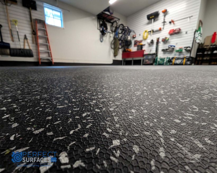 Epoxy Look Garage Interlocking Tiles