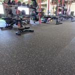 Rolled Rubber Flooring for Gym Heavy Weight Areas