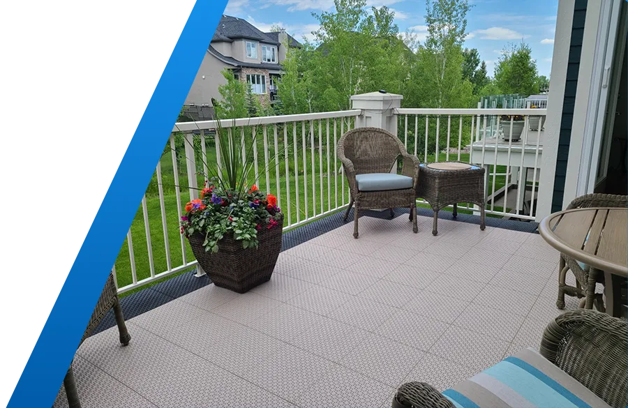 Rubber Flooring Supplier for Deck & Patio Floors